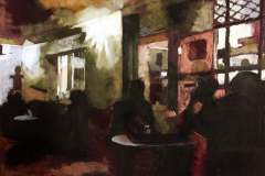Motti Shoval "Night at Cafe Hapina"