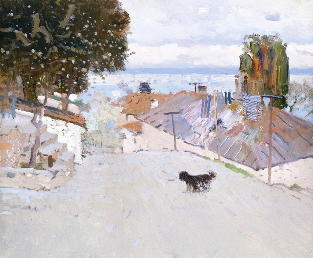 Once upon a time in Gurzuf, seascape by Bato Dugarzhapov
