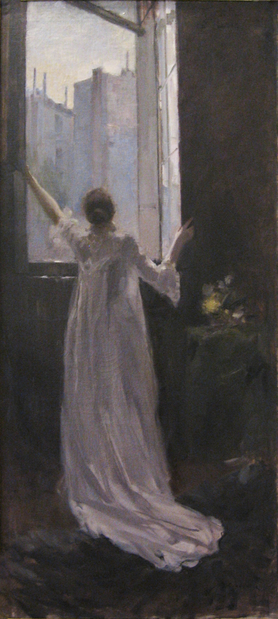 By the window, 1893, by Konstantin Korovin