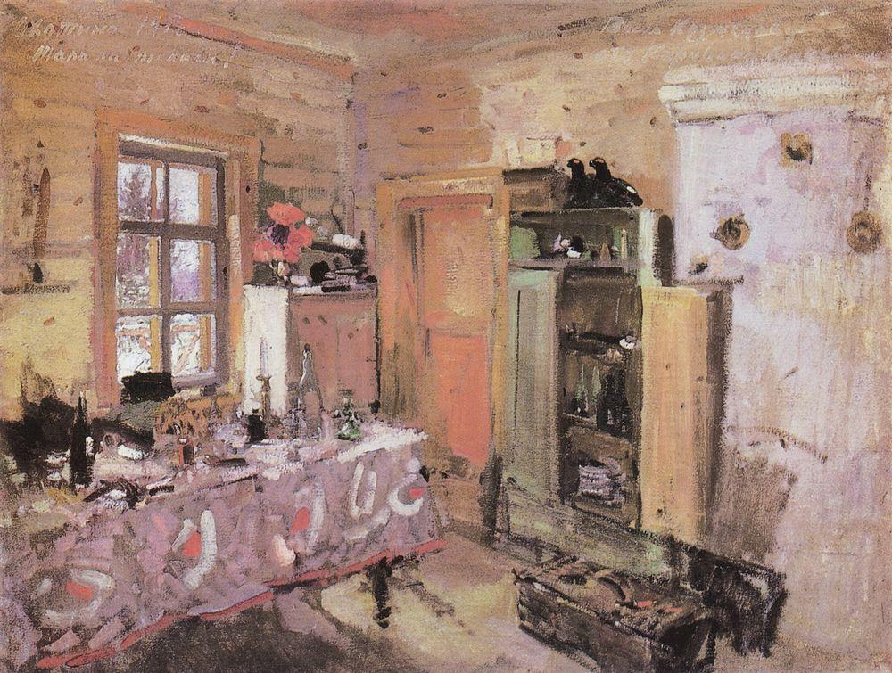 Interior, 1913, by Konstantin Korovin