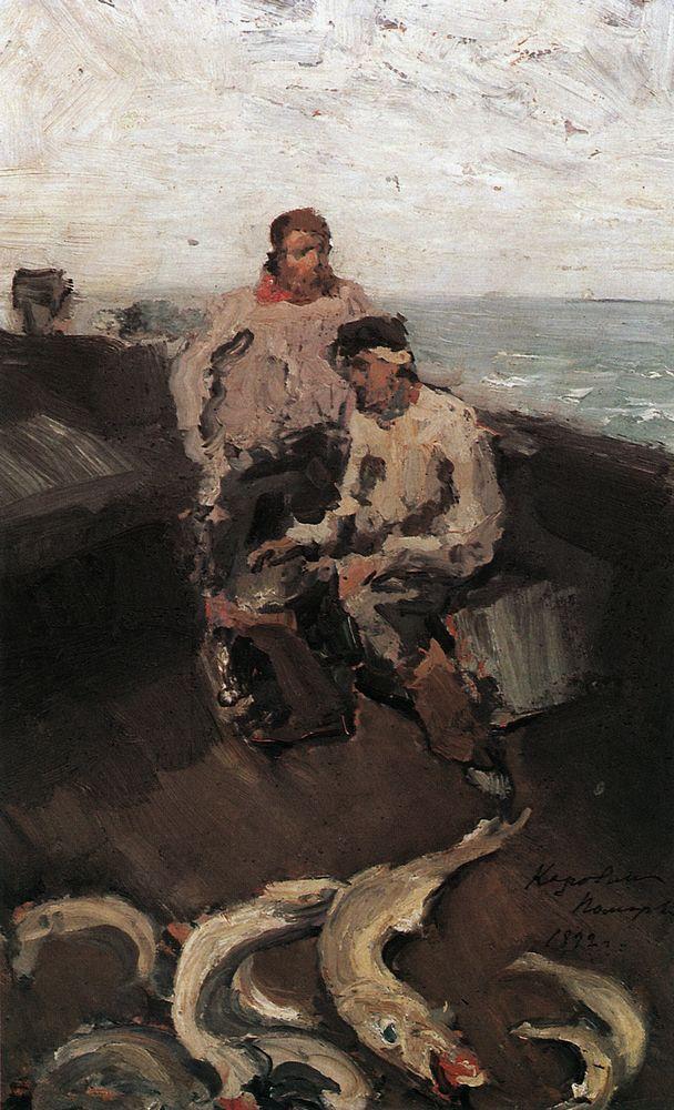 The pomors, 1894, by Konstantin Korovin