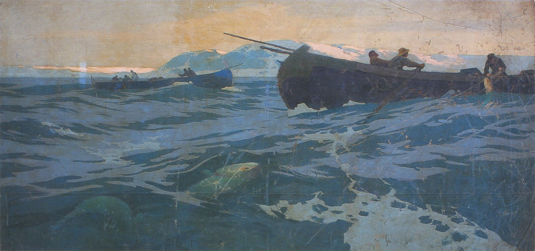 Fishing on Murman sea,1896, by Konstantin Korovin