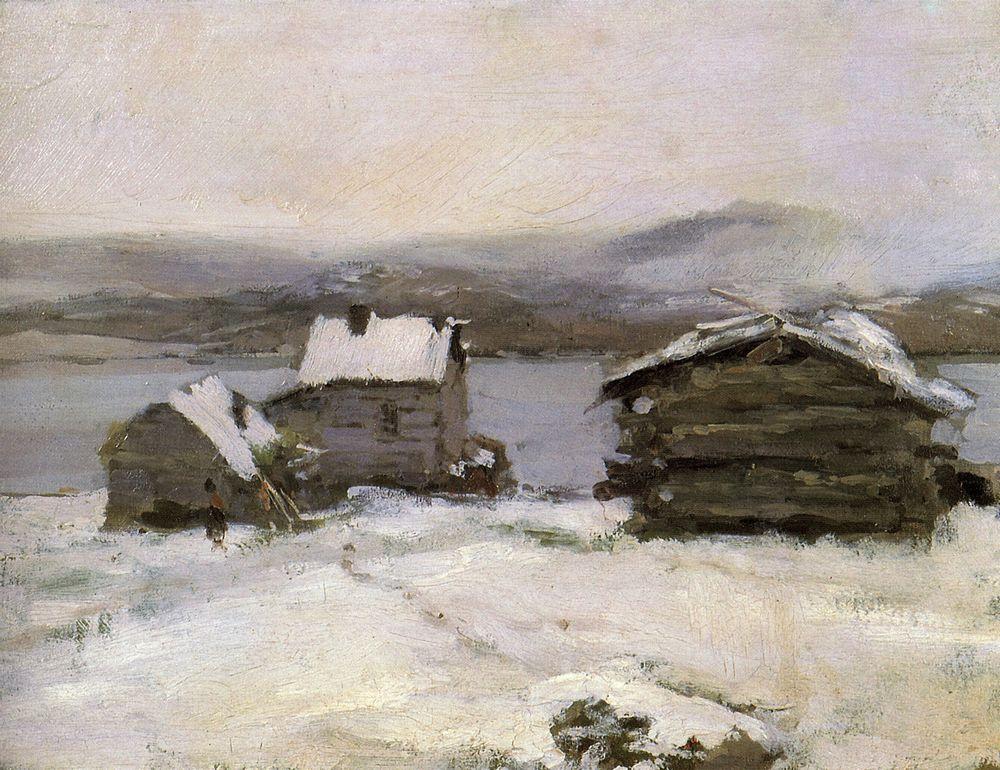 Winter in Lapland, 1894, by Konstantin Korovin