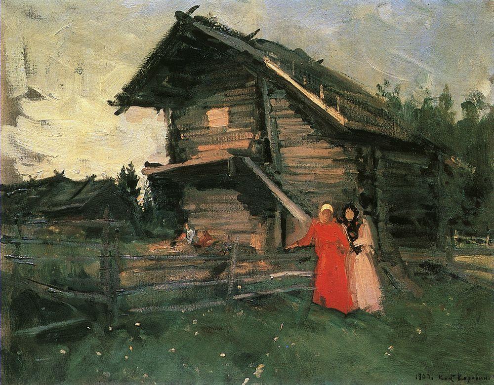 Barn, 1900, by Konstantin Korovin
