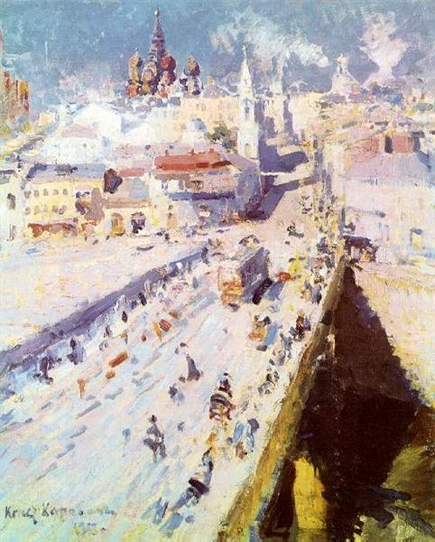 Old Moscow, 1913, by Konstantin Korovin