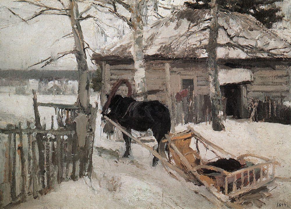 Winter, 1894, by Konstantin Korovin
