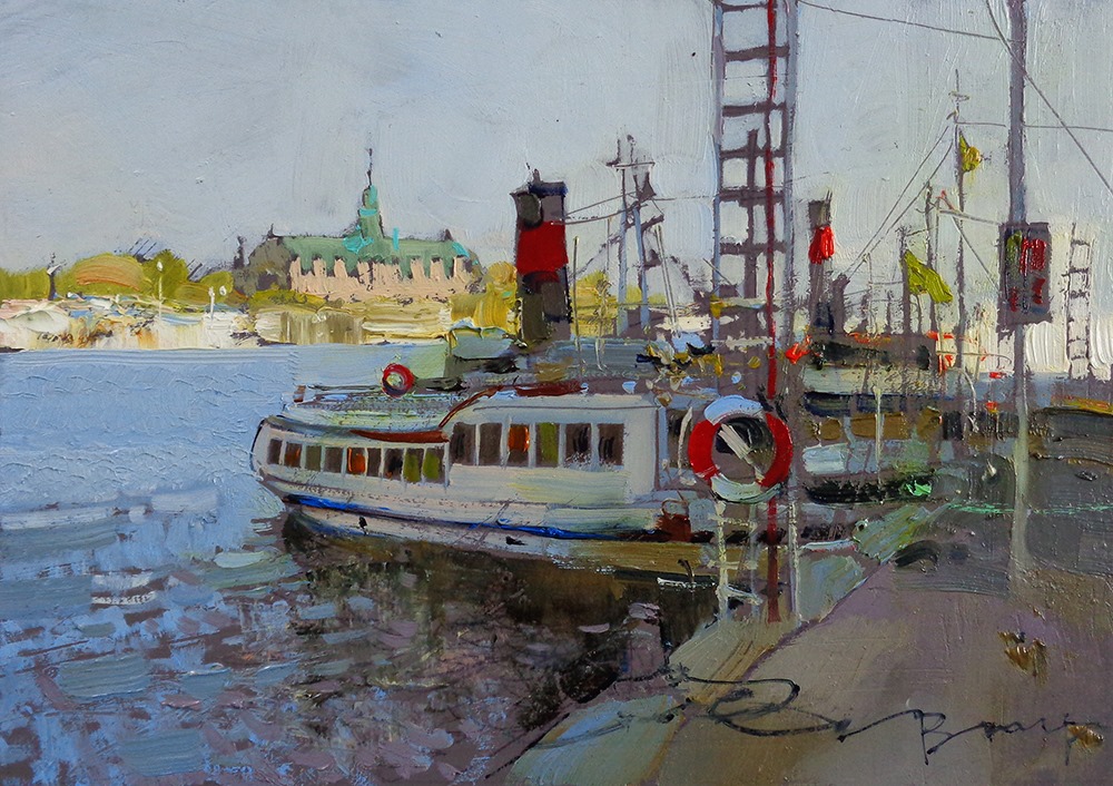 Stockholm-by-Veronika-Lobareva-17.3x24.3-cm-cardboard-oil
