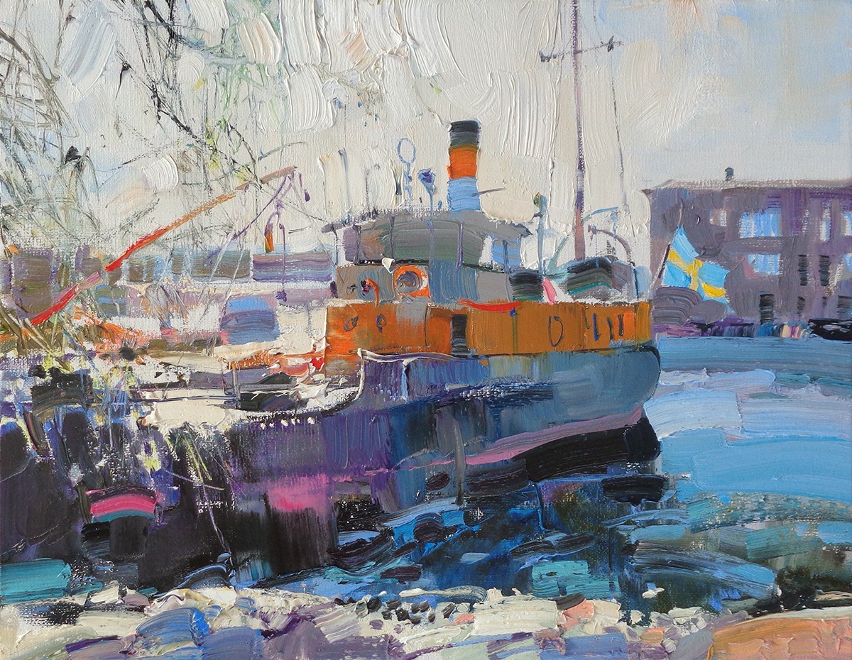 Stockholm-by-Veronika-Lobareva-29x38-cm-oil-on-canvas-2020