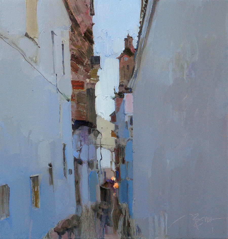 Arcos-de-la-Frontera.-Andalusia.-Spain-by-Veronika-Lobareva-40x38-cm-oil-on-canvas-2019