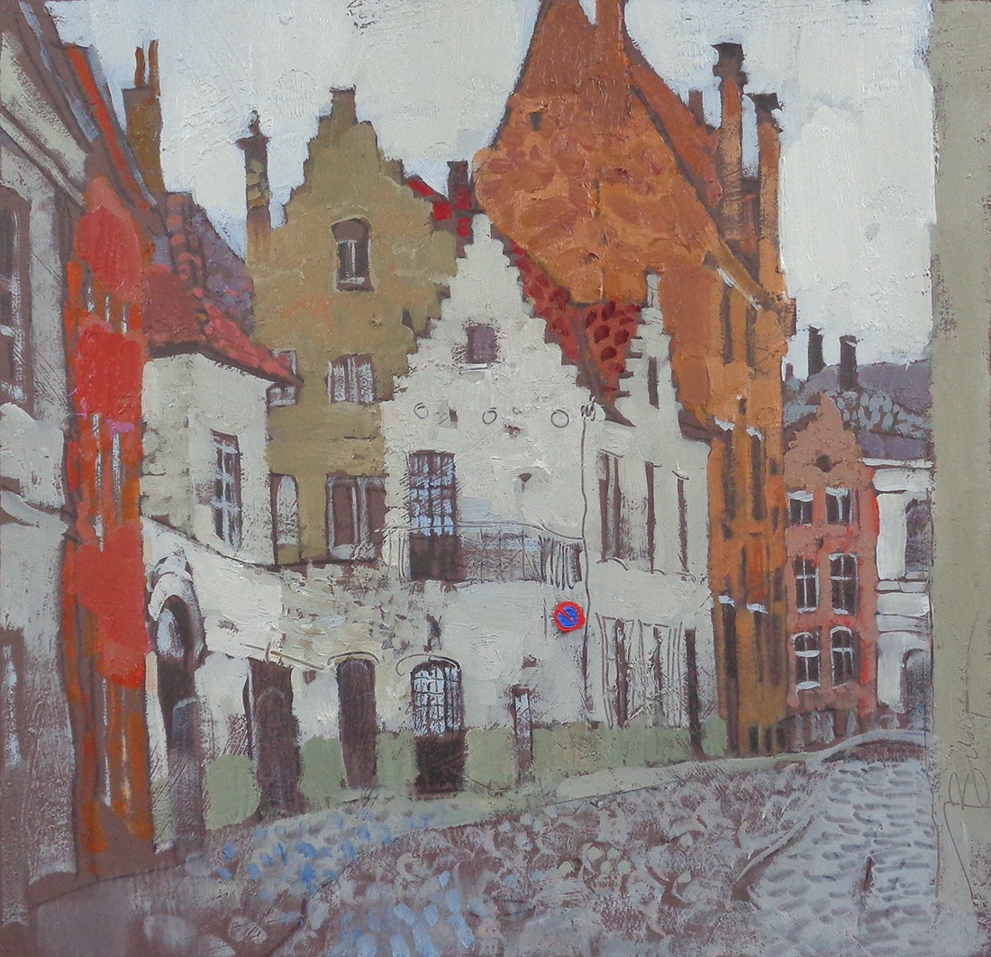 Bruges-by-Veronika-Lobareva-26x27-cm-cardboard-oil-2020