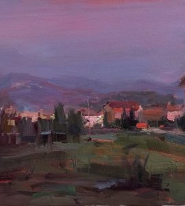 landscape painting by Barry John Raybould