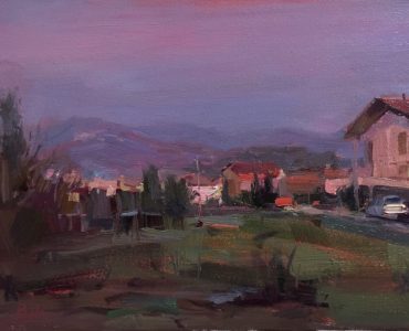 landscape painting by Barry John Raybould