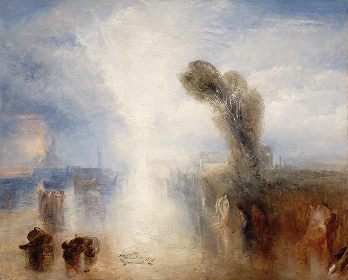 J.M.W. Turner Neapolitan Fisher Girls Surprised Bathing by Moonlight