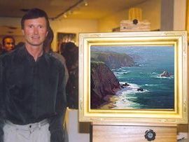 Author of online painting classes, Barry John Raybould