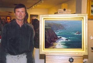 Author of online painting classes, Barry John Raybould