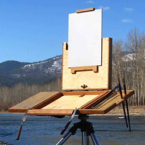 Soho Urban Artist Pochade Box for Plein Air Painting Easel with Storage