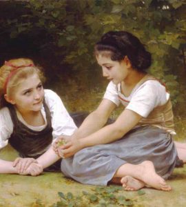 The Nut Gatherers, by William-Adolphe Bouguereau, (1882)