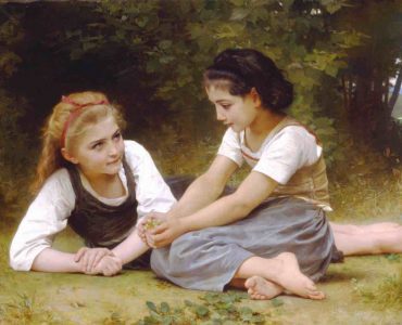 The Nut Gatherers, by William-Adolphe Bouguereau, (1882)