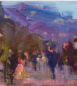 Plein air painting in Italy