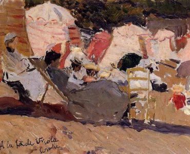 spiaggia a Biarritz, Joaqui Sorolla