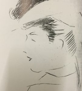 Pencil portrait sketch by Giovanni Boldini