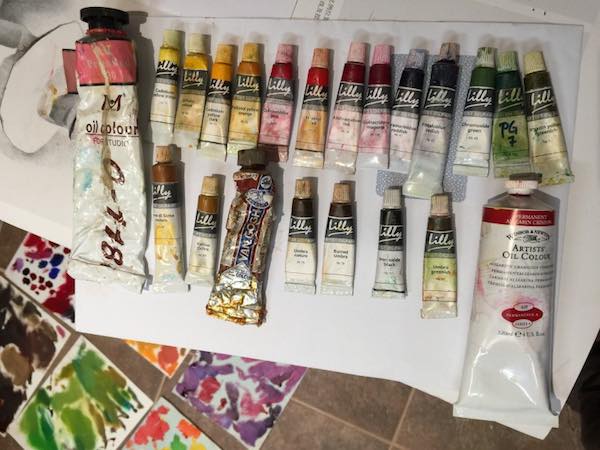 oil painting colors