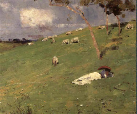 Summer Idyll, by Arthur Streeton