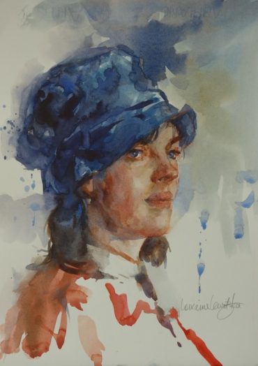 watercolor painting portrait