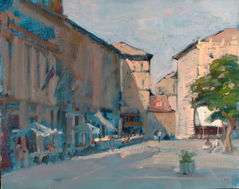 Segovia Shadows, by Barry John Raybould, 16” x 20”, Oil on Canvas