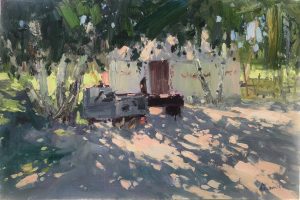 eye movement brushwork