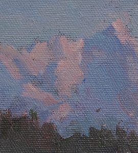 Sunset on the Alpi Apuanni