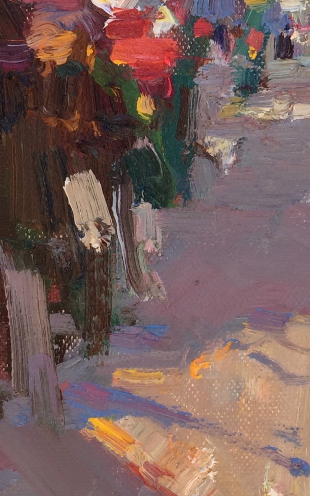 plein air painting detail