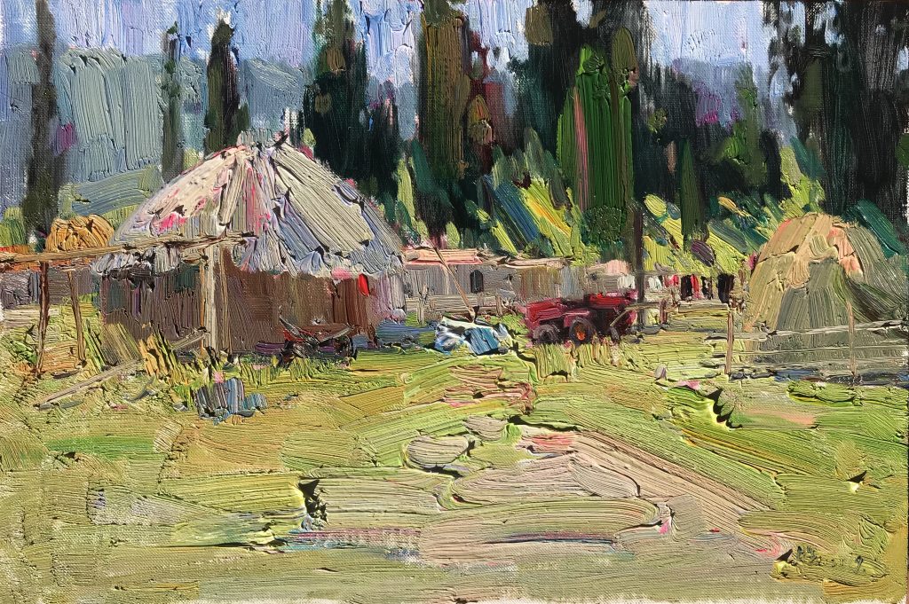 meng qing sheng plein air china