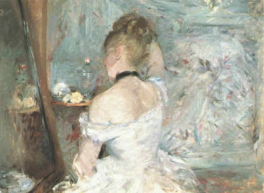 Berthe Morisot Lady At Her Toilette