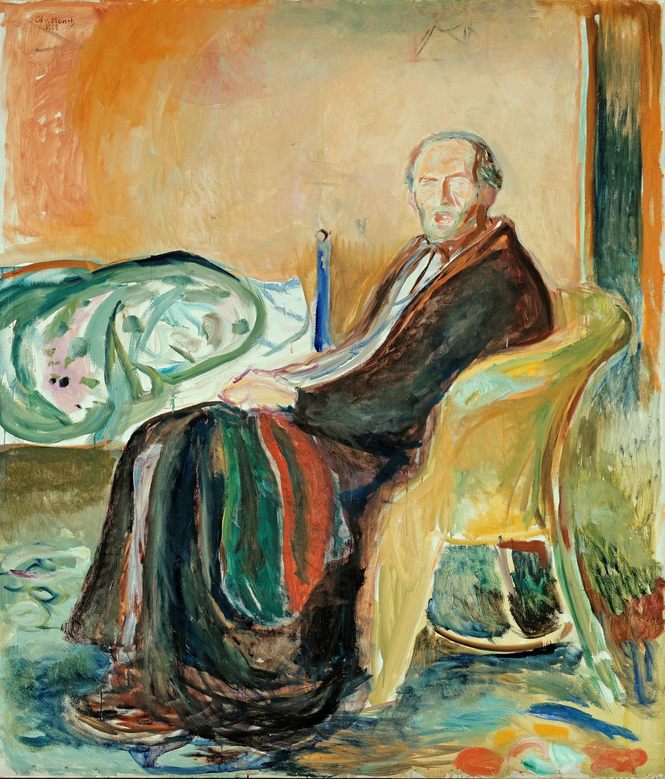 Edvar Munch Self Portrait