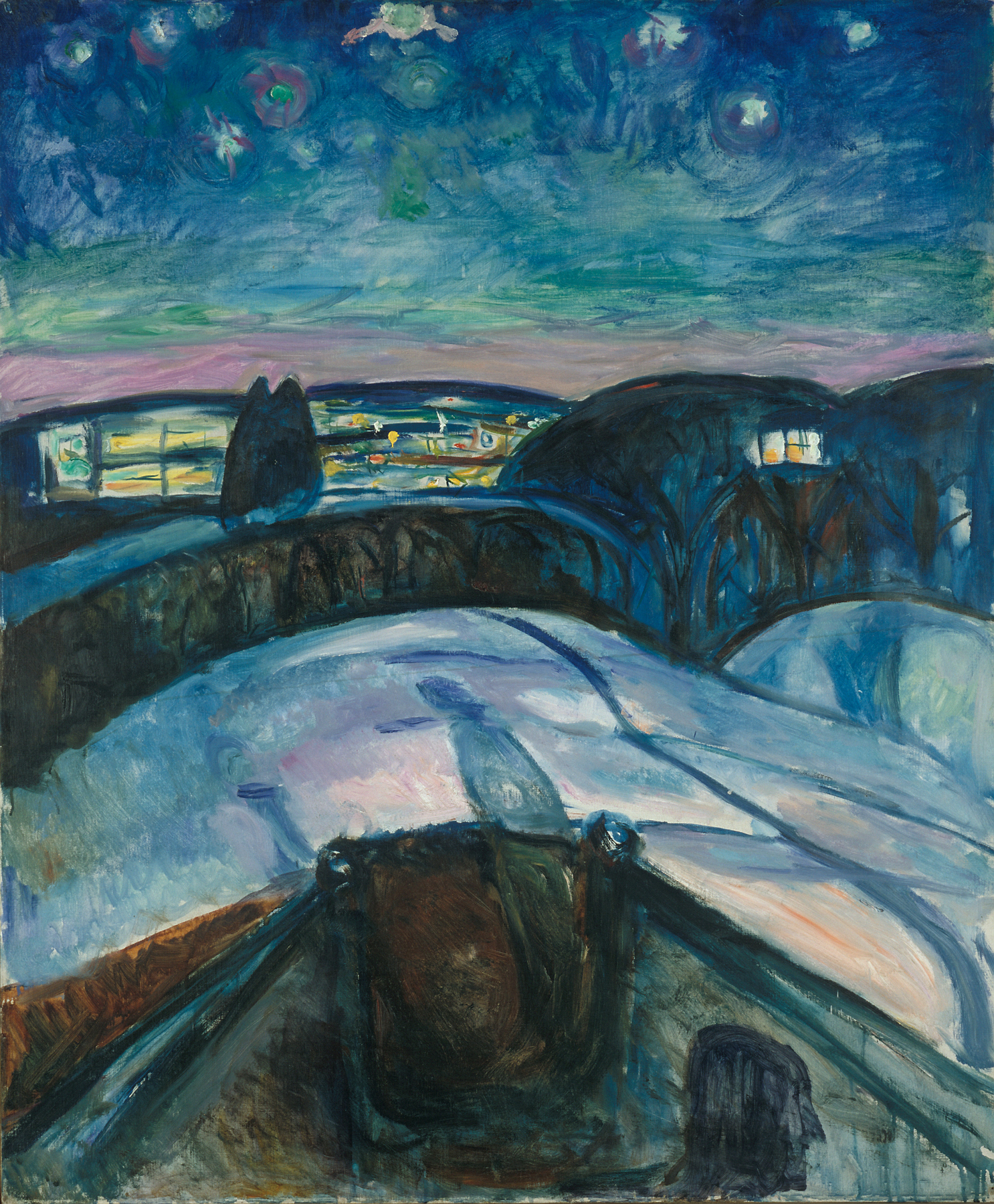 Edvar Munch Starry Night