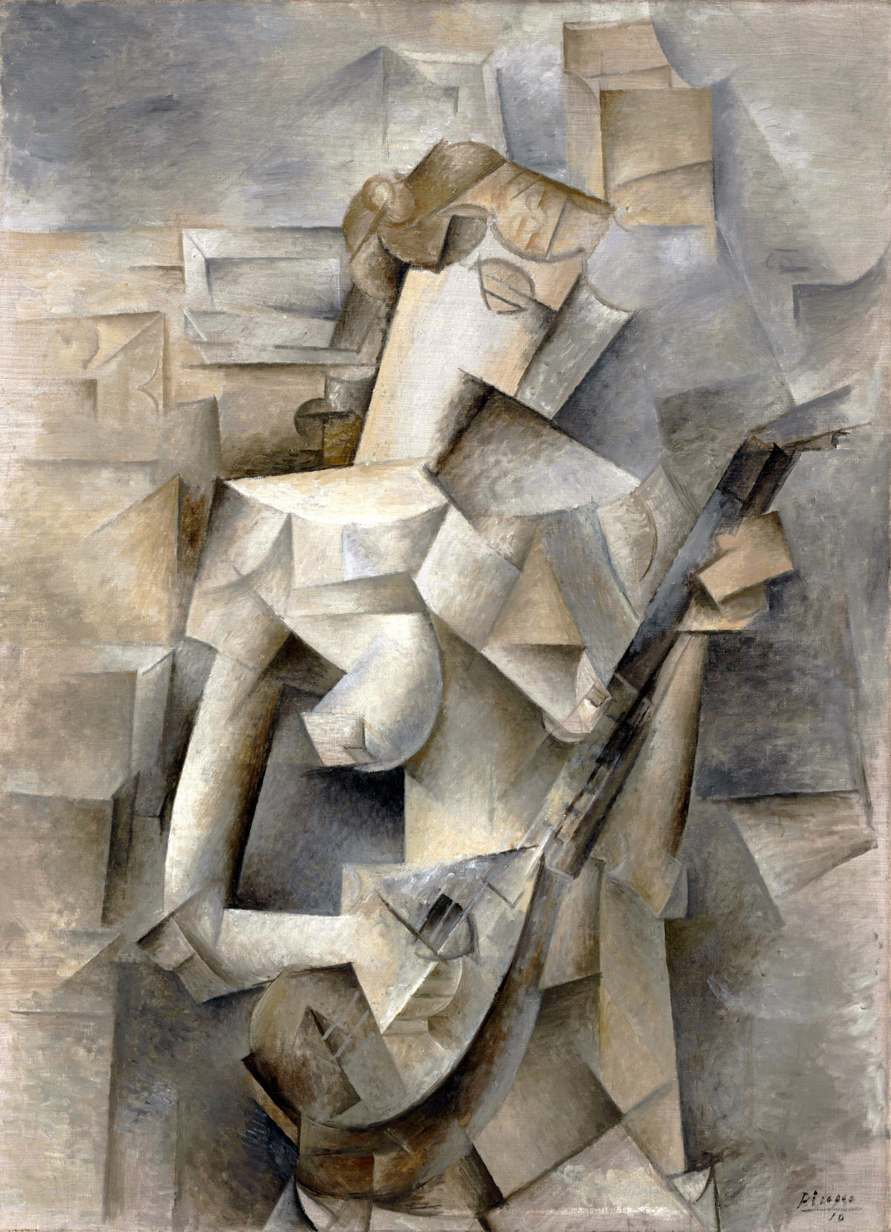 Pablo Picasso, Girl with a Mandolin (Fanny Tellier)