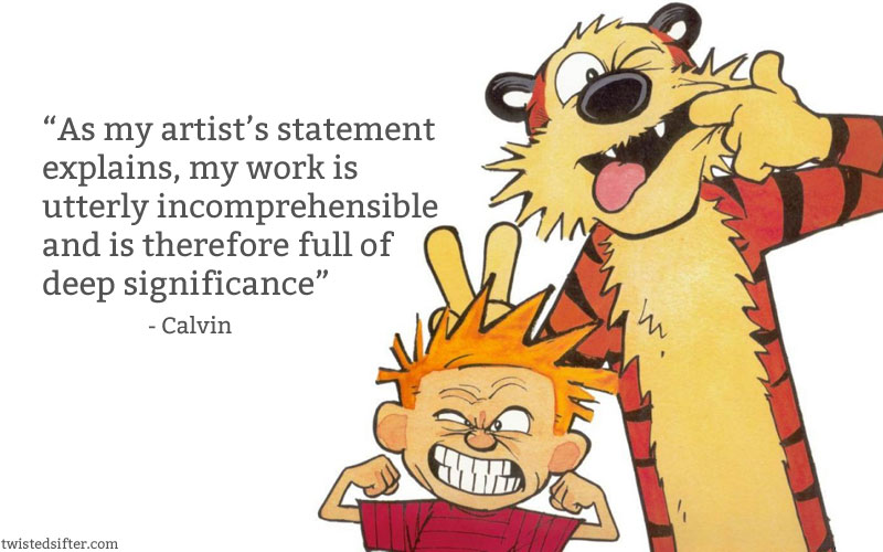 Calvin and Hobbes Artist Statement
