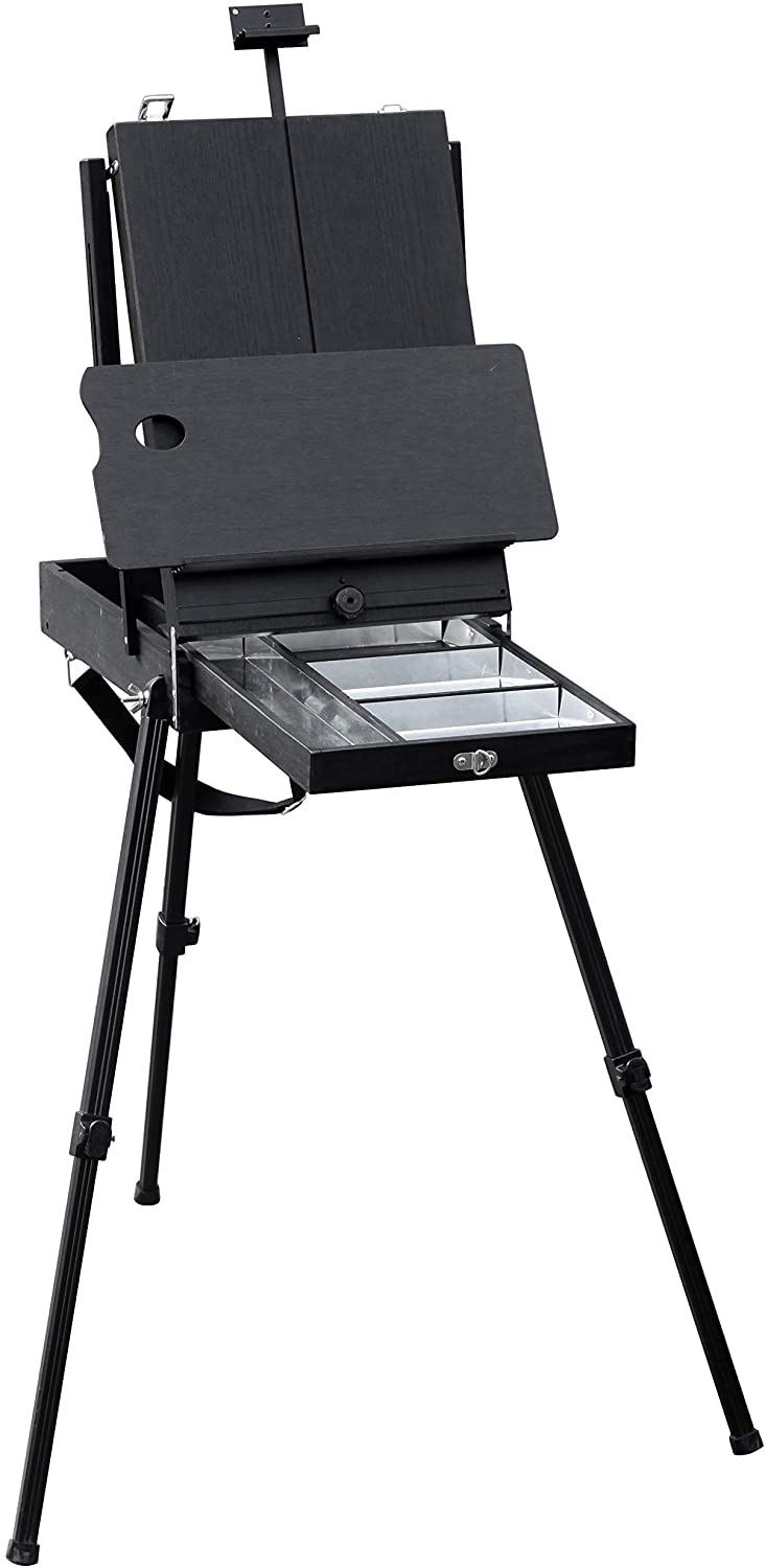 Portable Easel with Removable Drawers