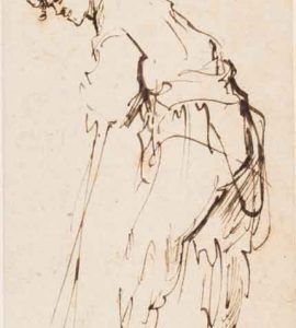 gesture drawing by Rembrandt