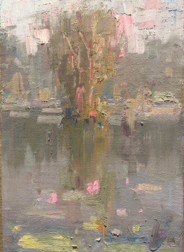 Cat. No. 1353 Thailand Wetlands - 24cm x 17cm - Oil on Linen - 2020 - thailand_1500