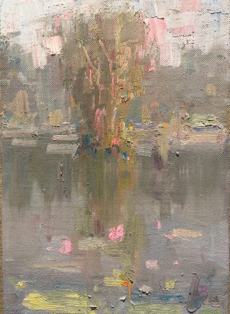 Cat. No. 1353 Thailand Wetlands - 24cm x 17cm - Oil on Linen - 2020 - thailand_1500