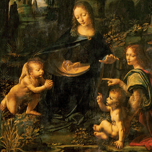 Leonardo da Vinci Virgen de las Rocas