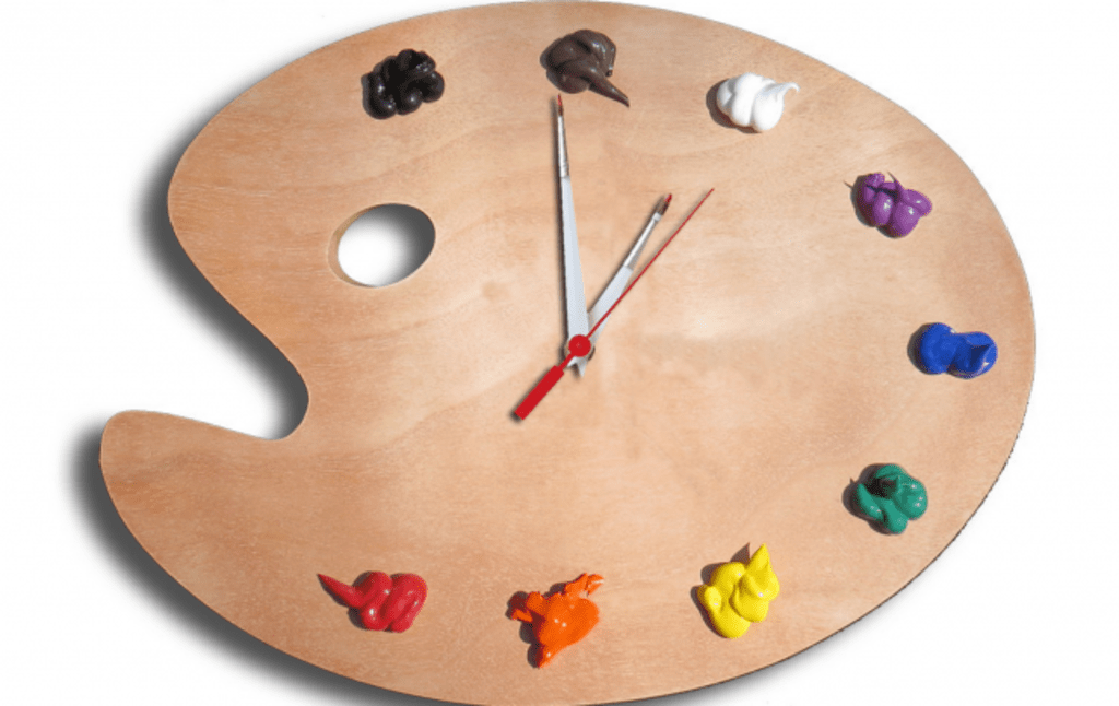 palette clock