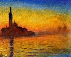 How To Make Orange Claude Monet Twilight in Venice