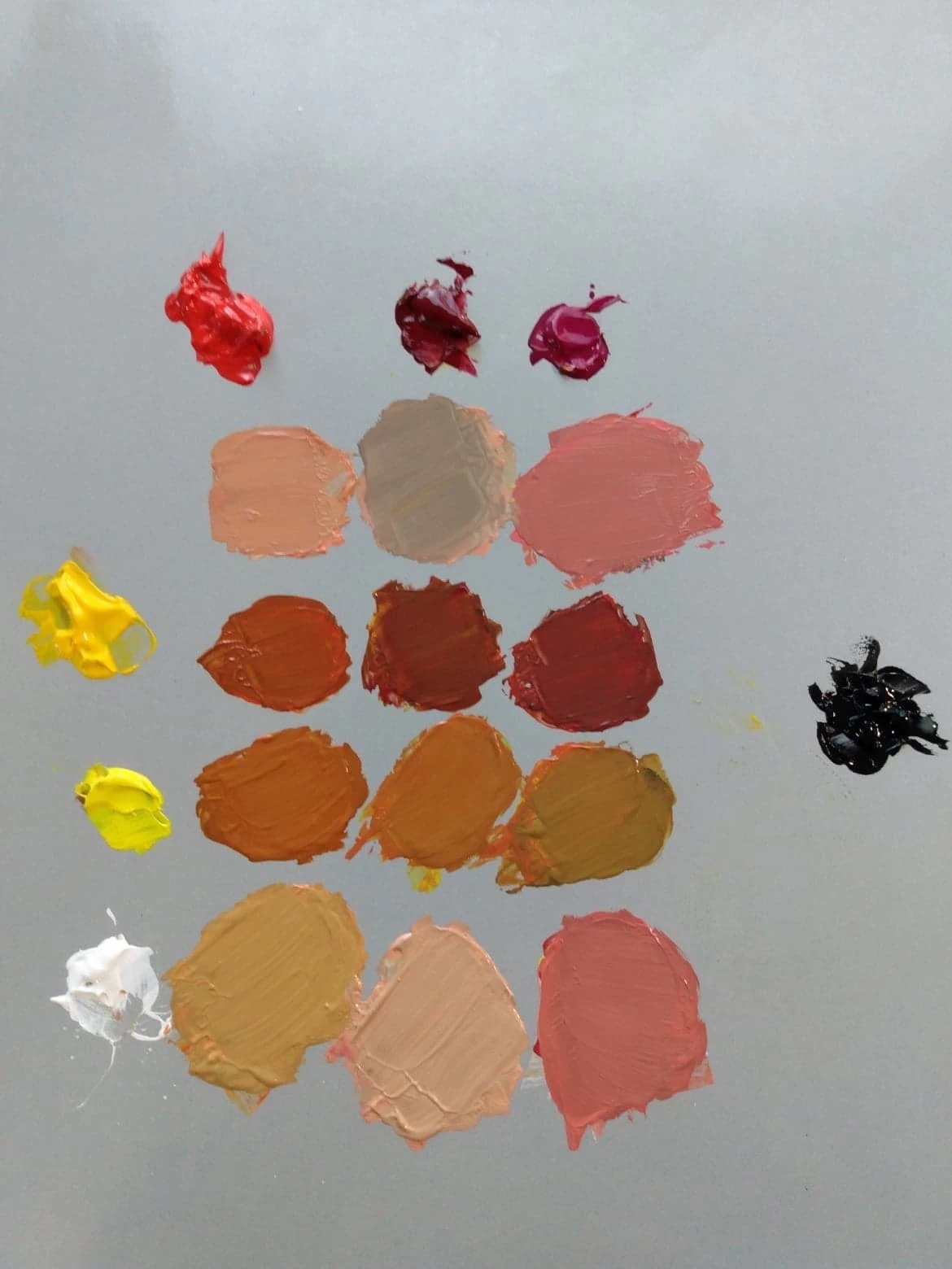 How to Mix Shades of Orange Acrylic Paint - Trembeling Art