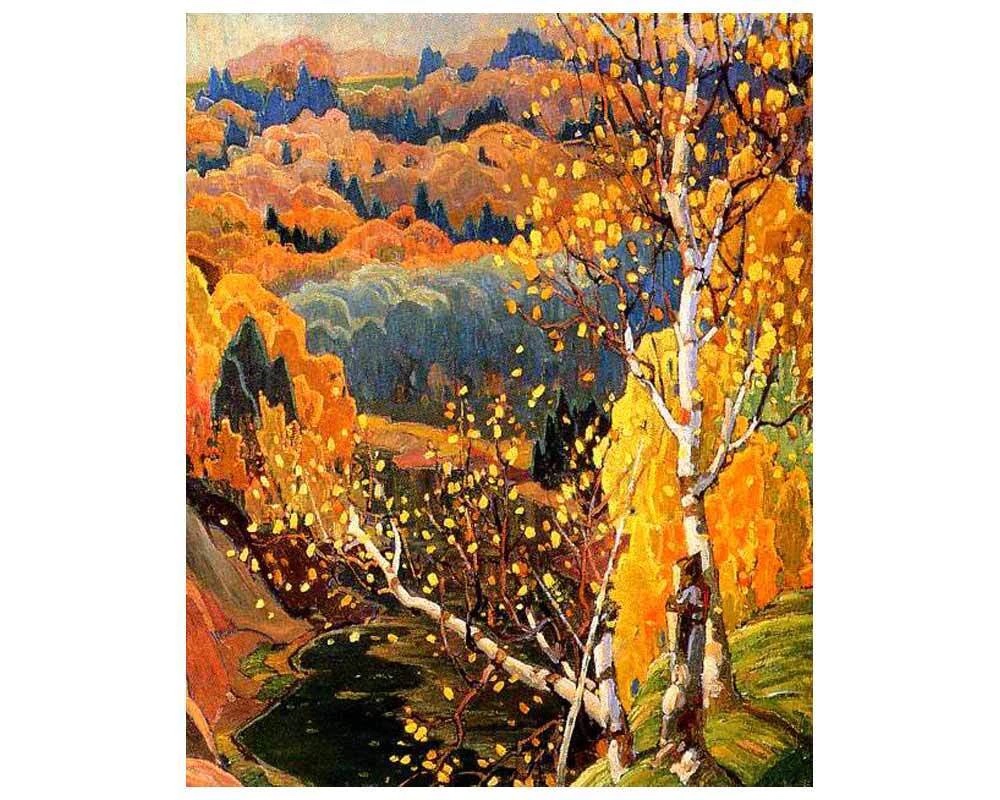 How To Make Orange Franklin Carmichael October Gold