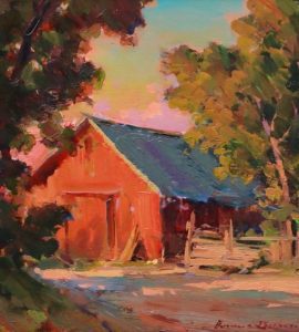 How to Make Orange Ovanes Berberian Evening Shadows Red Barn