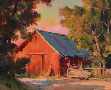 How to Make Orange Ovanes Berberian Evening Shadows Red Barn