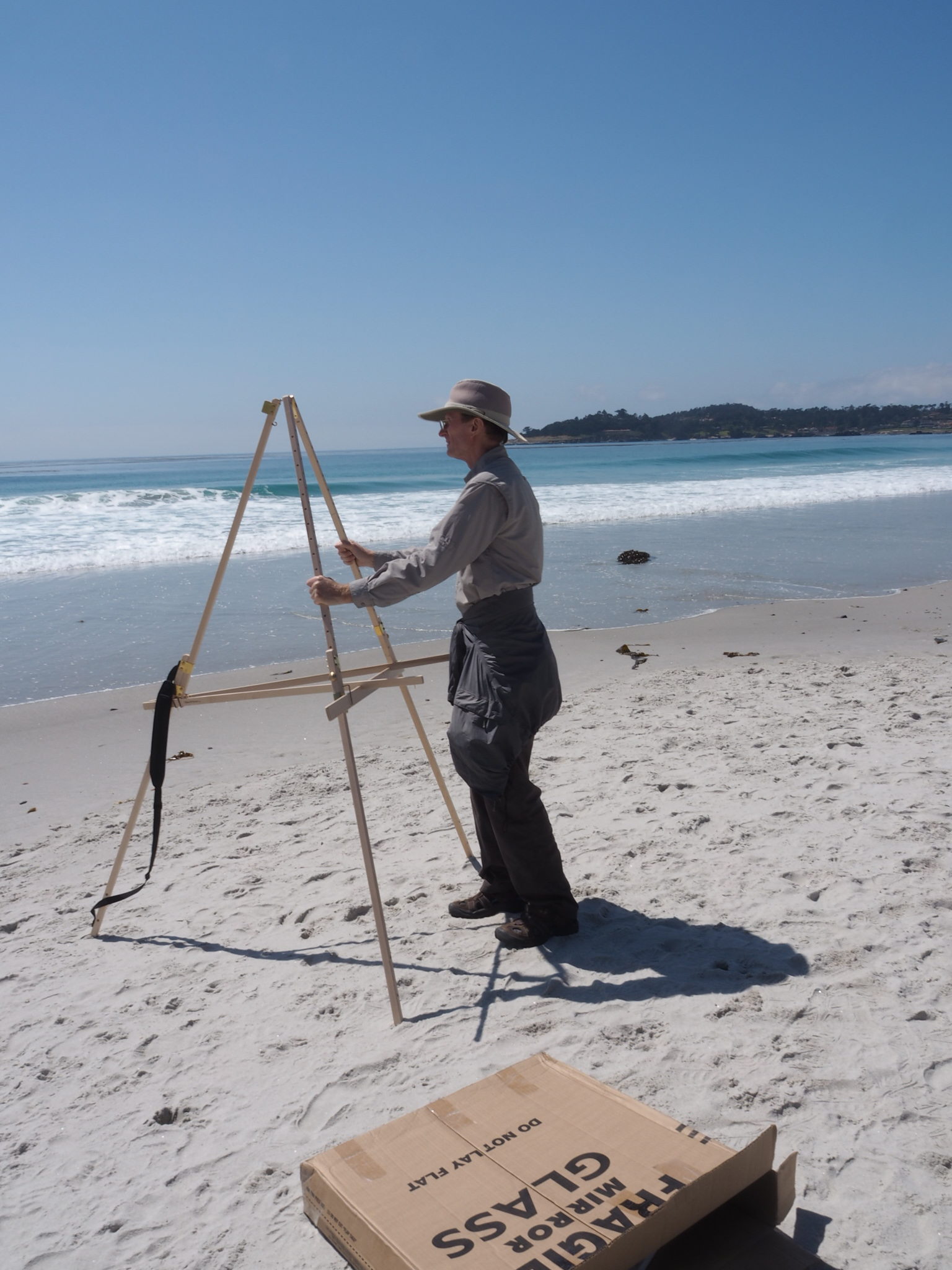 1023 plein air painting setup